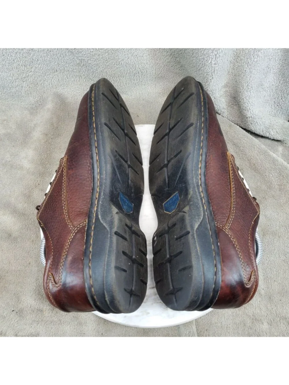 Dockers Shoes Mens Size 9.5 Brown Leather Lace Up Comfort Oxfords *Read*